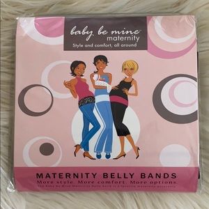 Black Maternity Belly Band